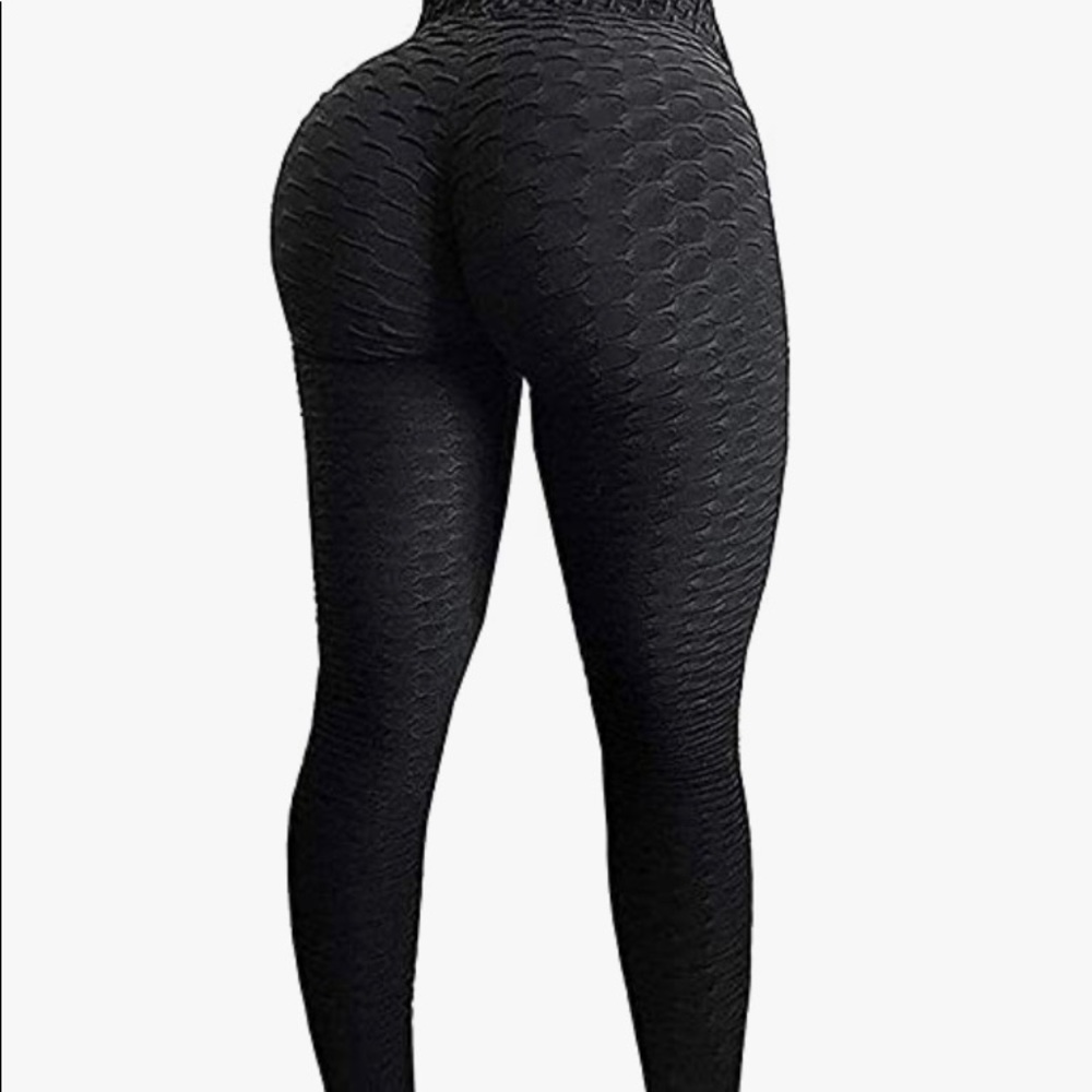 Womens High Waist Yoga Pants Tummy Control Slimming Booty Butt Lift Tights Small
